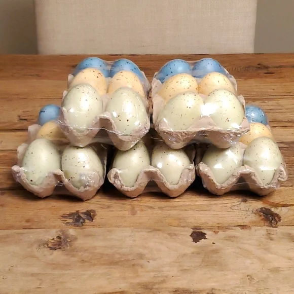 (5) packs of 6 Easter craft decor eggs - Picture 1 of 7